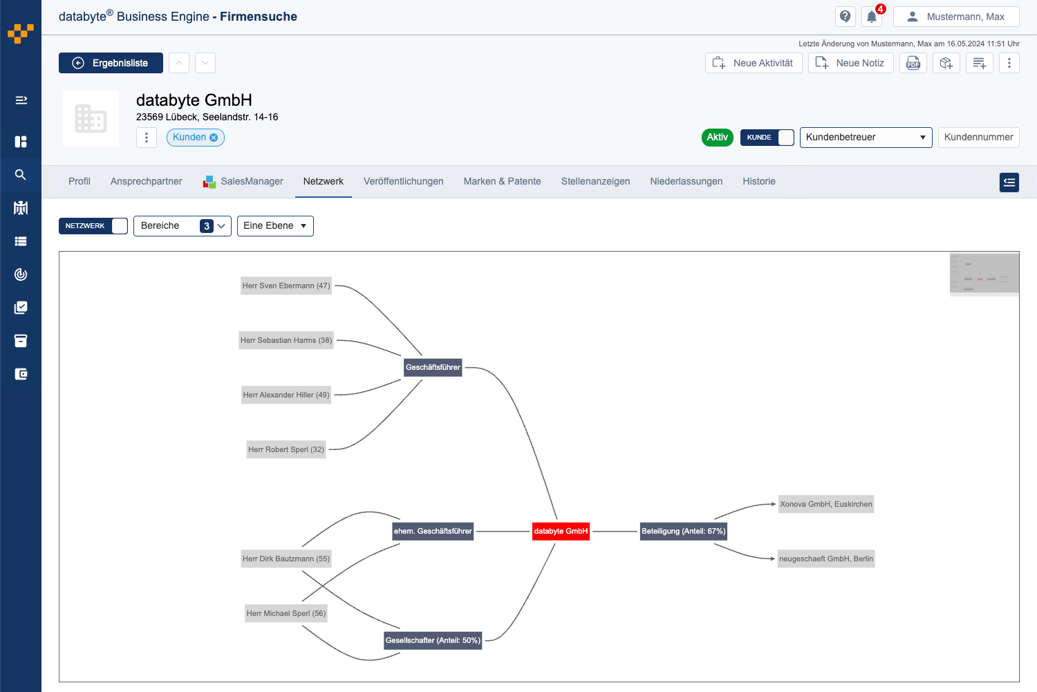 ergebnisliste app